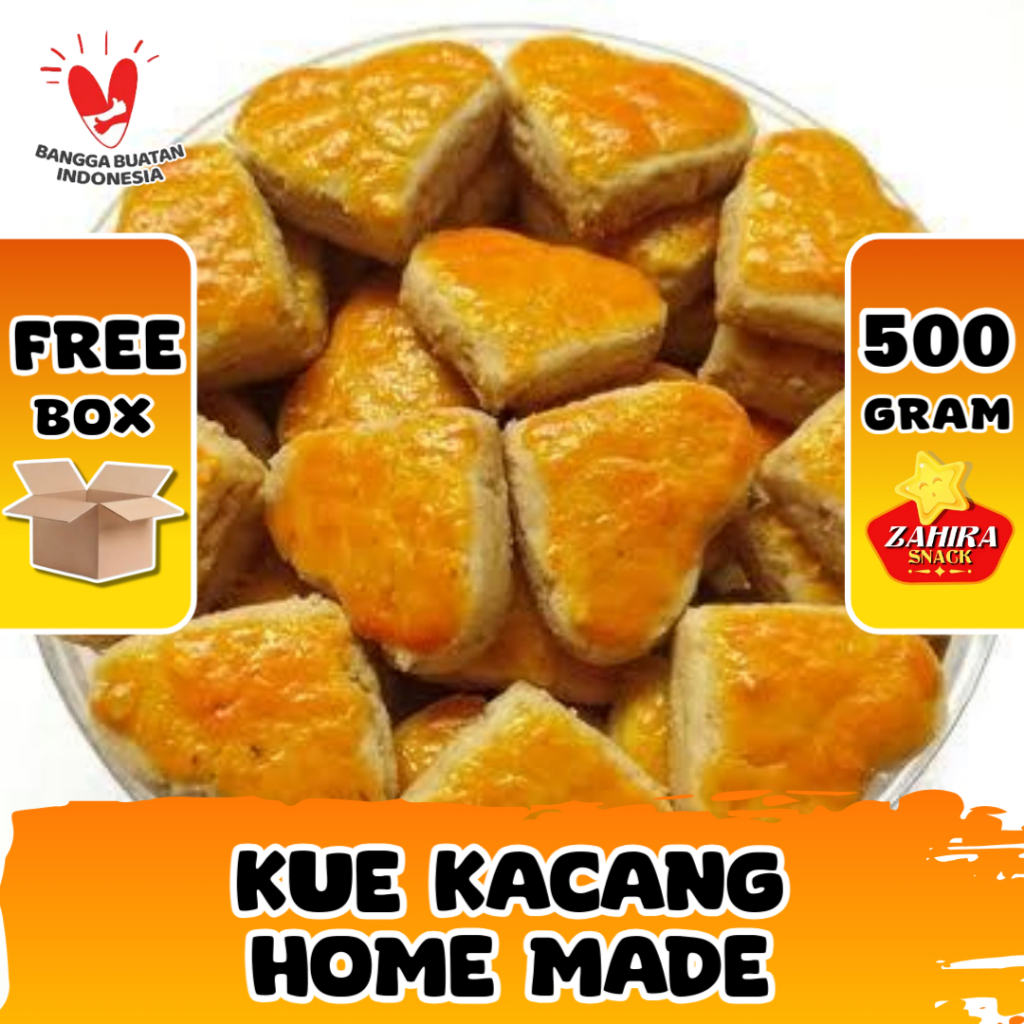 

Roti Kacang Kue Kering Lebaran Homemade Asli Kebumen 500 Gram