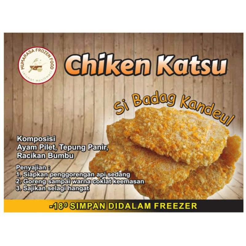 

Chicken katsu 220-240gr isi 3pc