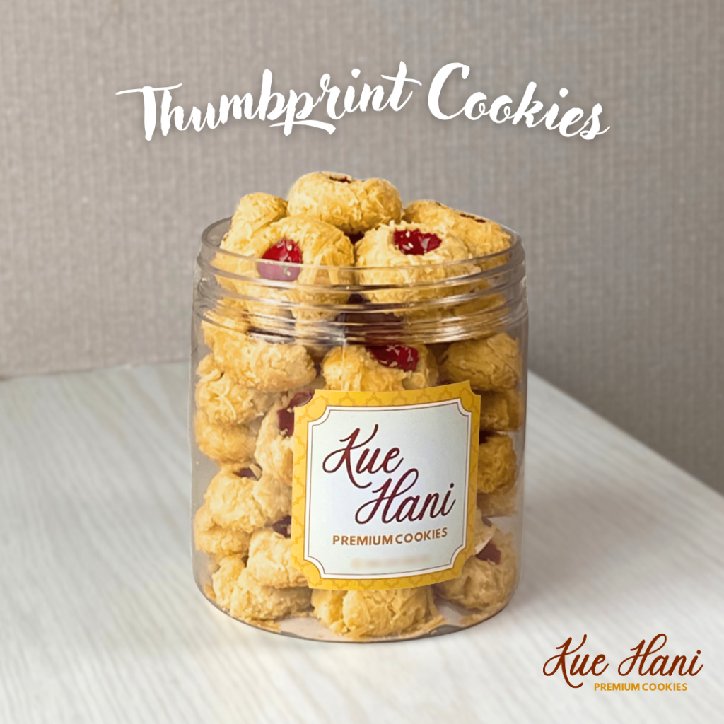

Thumbprint Cookies PREMIUM 500ml - Homemade by KUE HANI | Kue Kering Lebaran