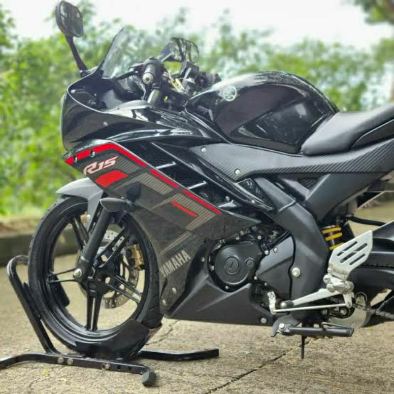 Striping R15 Lis Stiker Standar Ori R15 V1 2015 2016 Hitam Putih Sticker R15 V1 2016