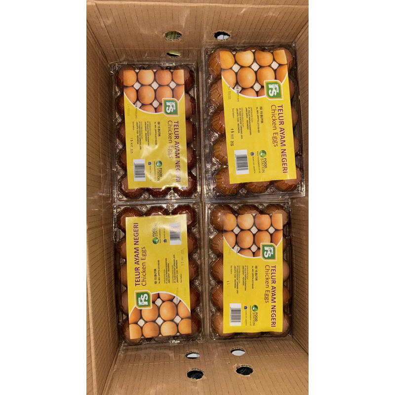 

TELUR AYAM NEGERI ISI 15 Pcs ( FOOD STATION )
