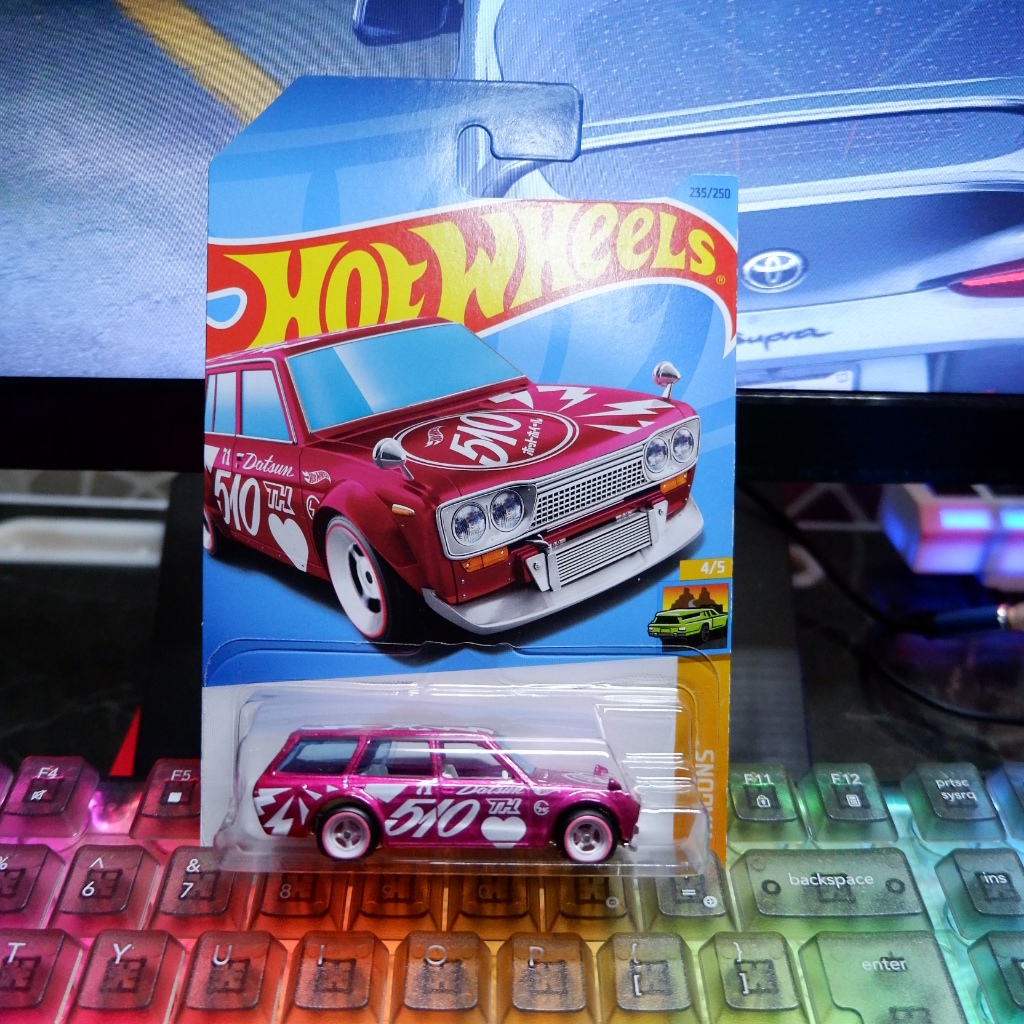 Hot Wheels Datsun Bluebird Wagon 510 Super Treasure Hunt STH [Free Protector]