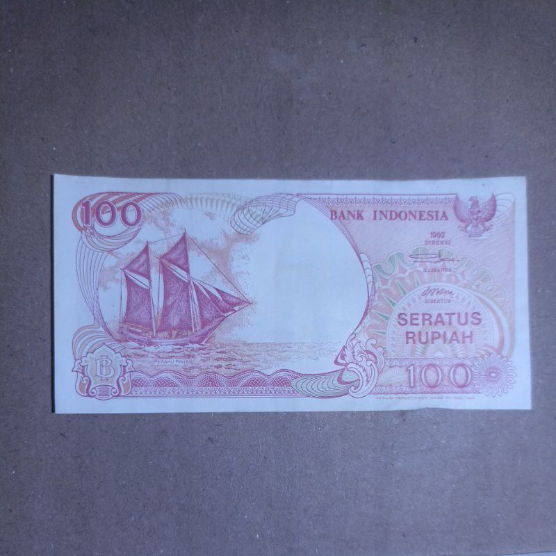 Uang Kuno Indonesia ( 100 Pinisi 1992 )