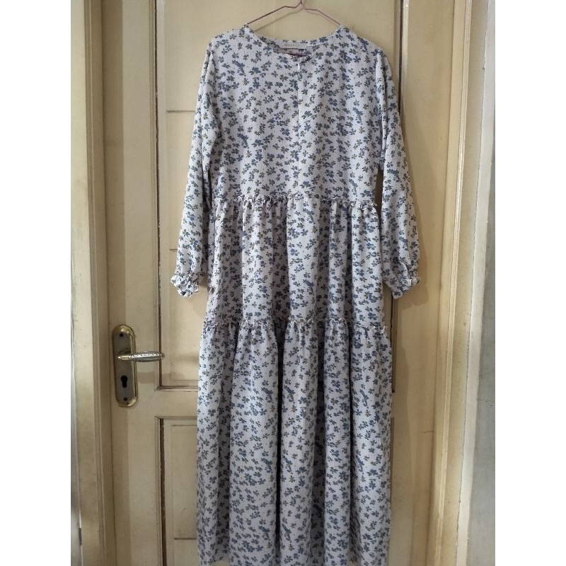 Dress motif bunga daisy by ODECA