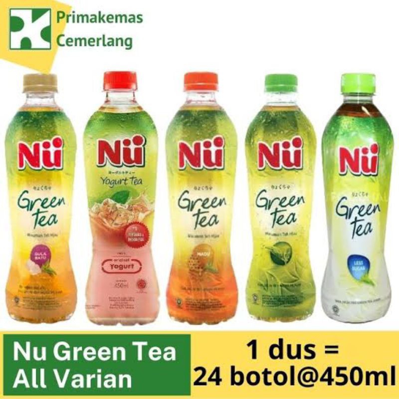 

NU GREEN TEA HONEY | ORIGINAL | YOGURT TEA NETTO 450 ML