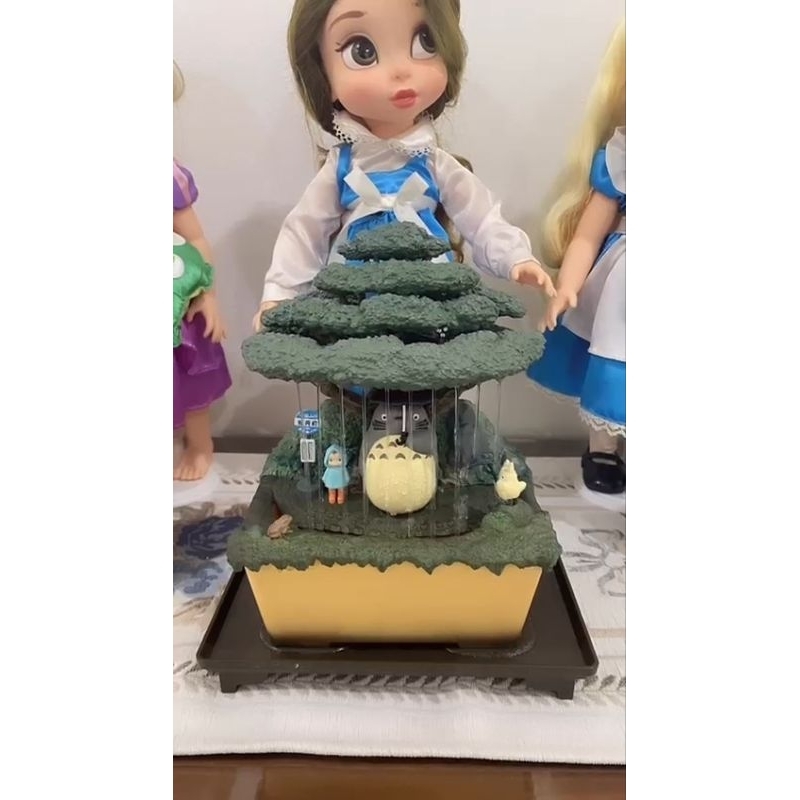 totoro water fountain bonsai studio ghibli original