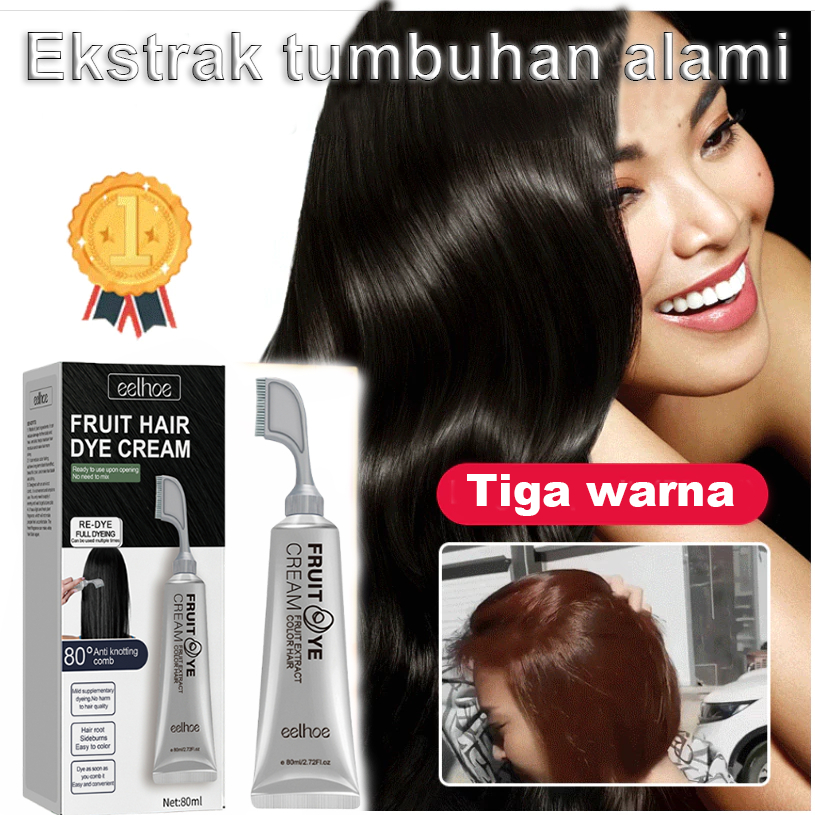 Pewarna rambut sisir, krim pewarna rambut, pewarna rambut hitam, pewarna rambut coklat, pewarna ramb