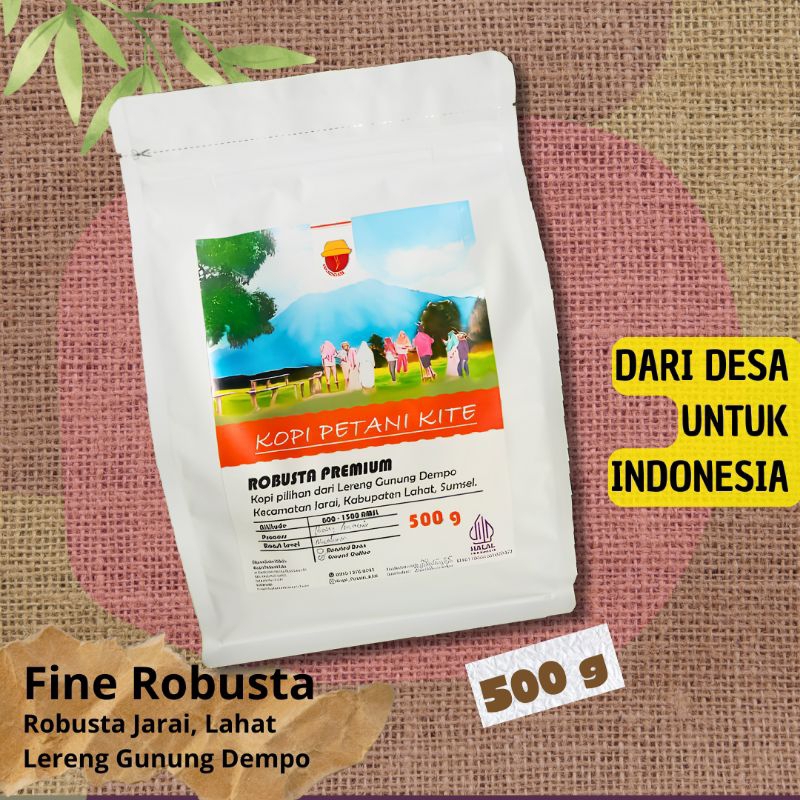 

KOPI ROBUSTA PREMIUM 500g (Lereng Gunung Dempo)