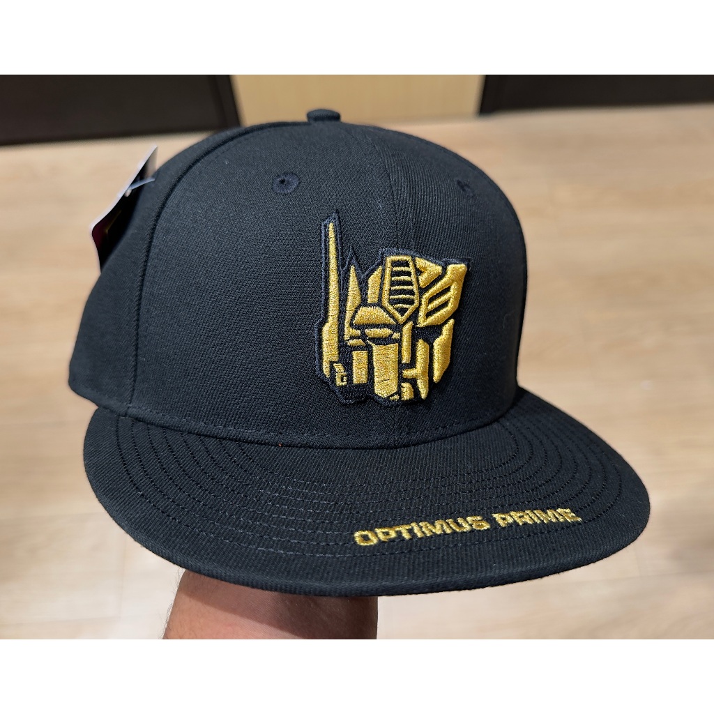 Topi New Era 59Fifty x Transformers Optimus Prime Black Fitted Cap 100% Original Resmi