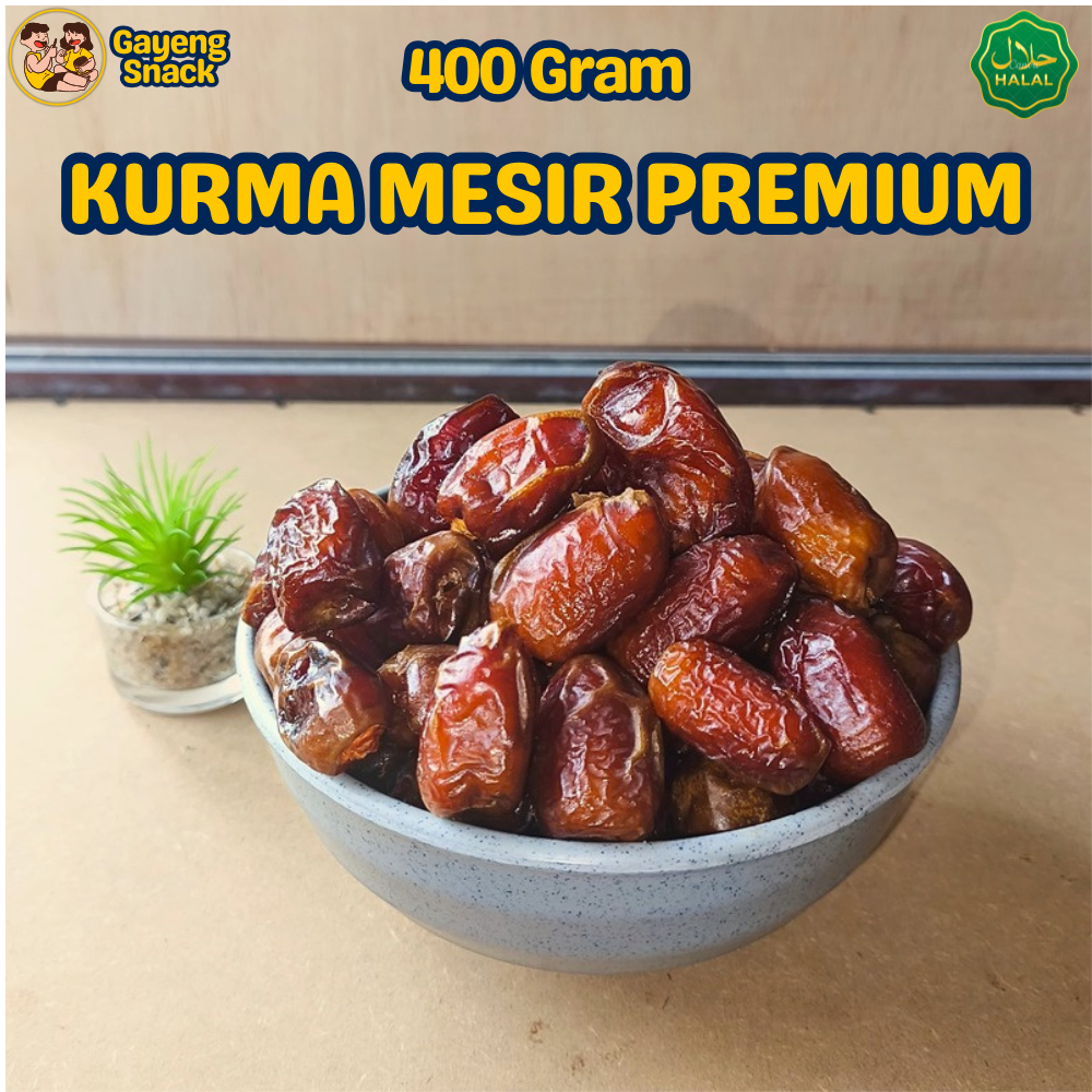 

Kurma Madu Mesir Golden Premium Manis Lembut & Fresh 400gr
