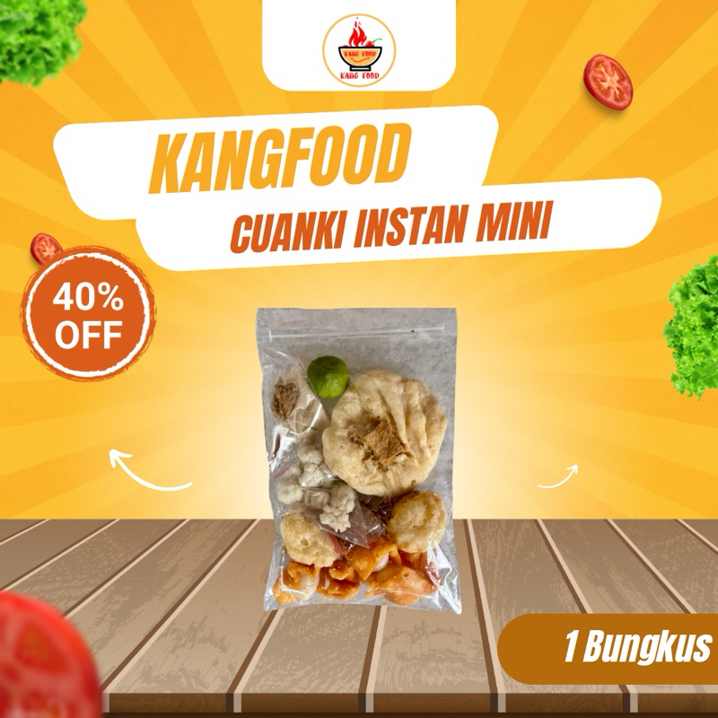 

Cuanki Instan Mini Ekonomis Termurah Extra Bawang Goreng