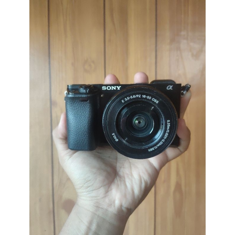 Kamera Second Mirrorless Sony A6000 Kit 16-55mm OSS Mulus Siap Jepret