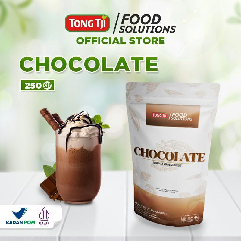 

Tong Tji Food Solutions Chocolate 250g - Powder Drink (Minuman Serbuk Instan Untuk Kebutuhan Usaha Minuman)