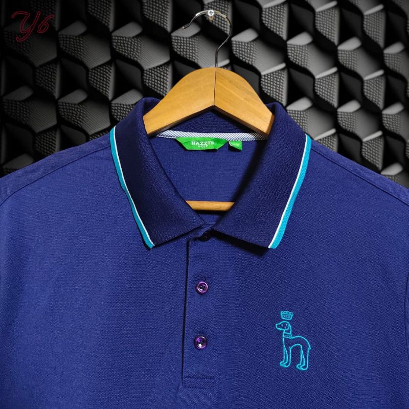 HAZZYS kaos kerah polo shirt pria