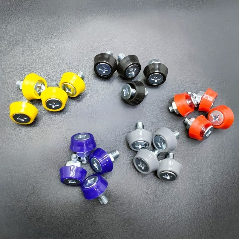 Baut Plat Nomor Motor Variasi Warna Baut Variasi Obeng Bunga Baut body Variasi Motor Harga Per Biji