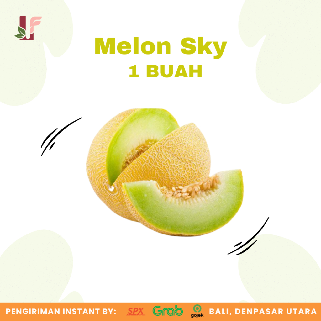 

Melon Sky / Sky Melon Fruit 1 buah / Liran Farm