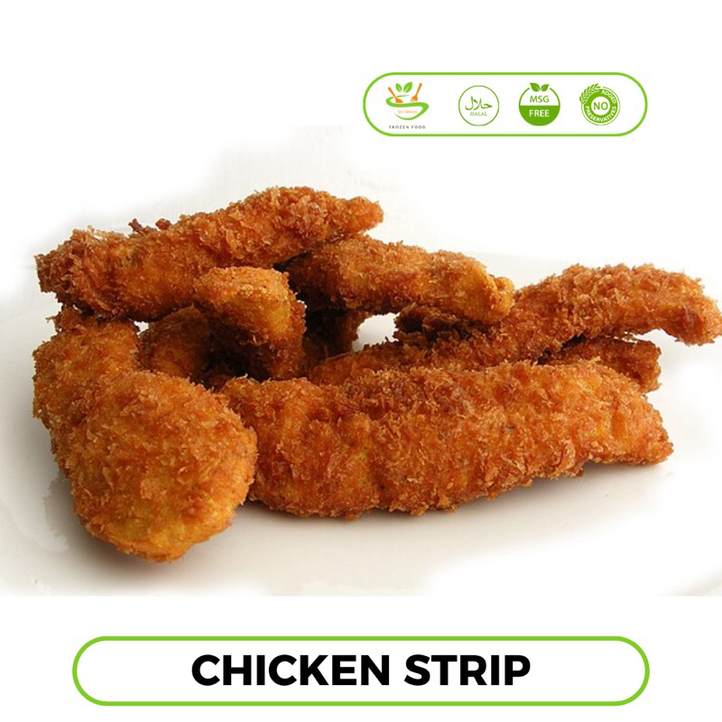 

Chicken strip 1kg no msg, no pengawet - supplier HOREKA