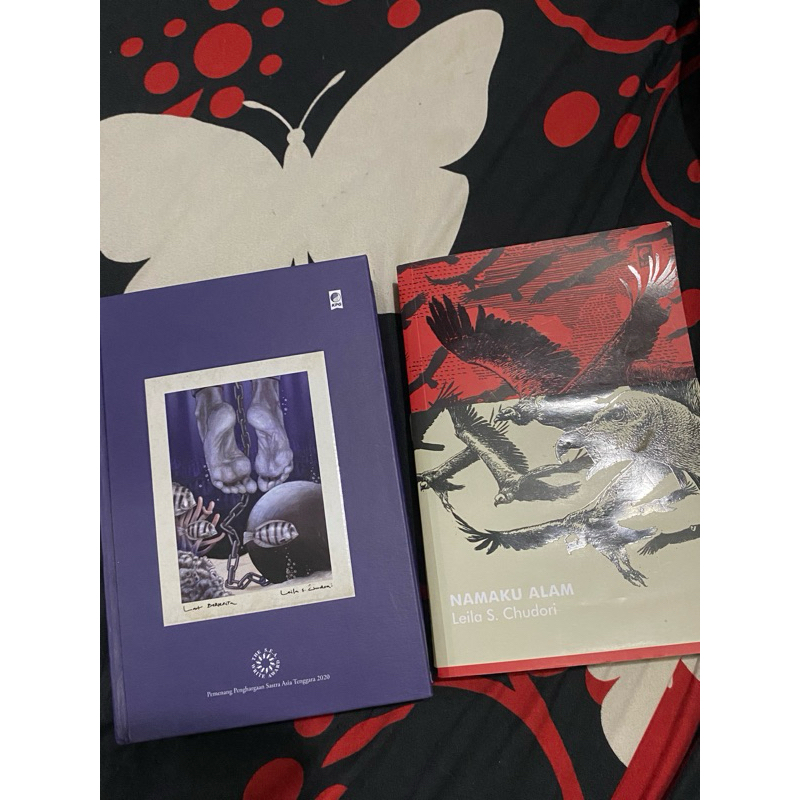 Laut Bercerita Hard Cover & Namaku Alam Novel (Preloved)