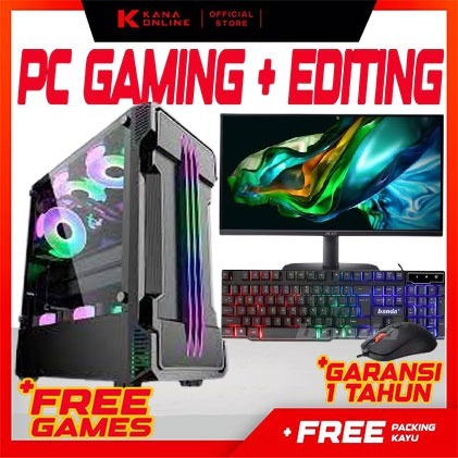 PC Gaming Full set AMD Ryzen 5 5600GT NVME 1TB HDD 1TB  RAM 32GB FULLSET 22 INC