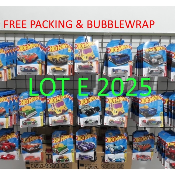 Hot Wheels basic case lot E 2025 SNI ORIGINAL Mattel (Batman, Ford Escort, Chevy Blazer, Ford Bronco