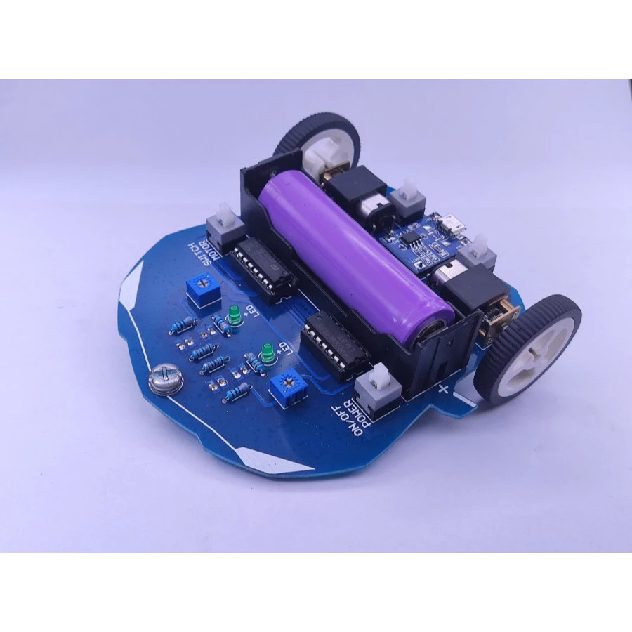 Kit Edukasi Robot Line Tracer Line Follower Analog Basic SD SMP SMA robot education 2 sensor