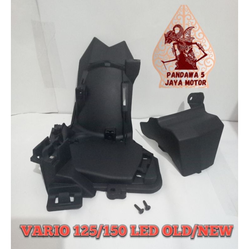 spakbor kolong belakang selebor kolong belakang + tutup cadangan air radiator vario 125/150 led old 