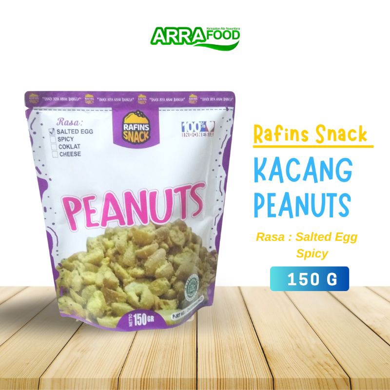 

Peanuts Kacang Salted Egg Rafins Snack