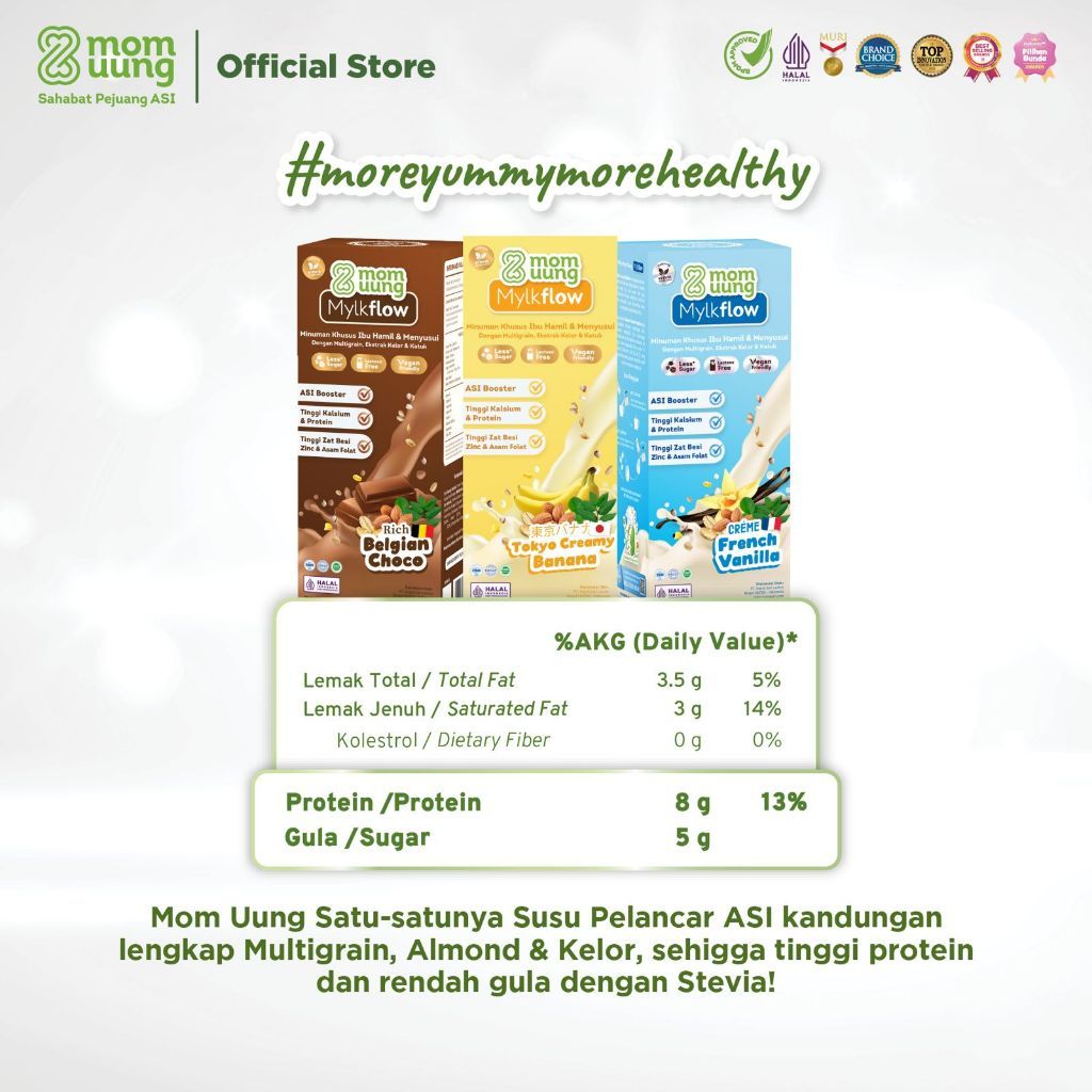 Mom Uung Mylkflow Susu Pelancar Asi Booster Mom Uung