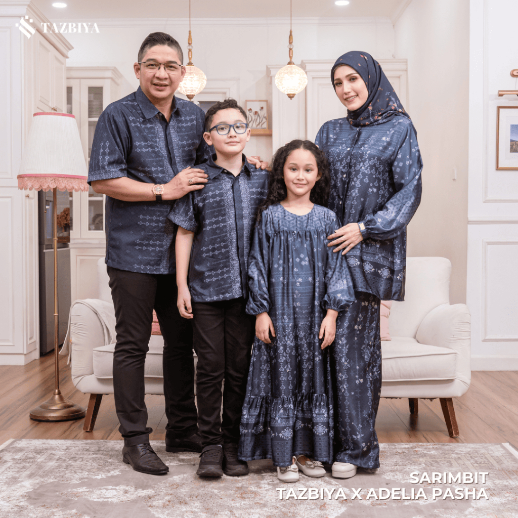 EXCLUSIVE SARIMBIT TAZBIYA X ADELIA PASHA | Sarimbit Keluarga| Set Sarimbit Lebaran | Sarimbit Terba