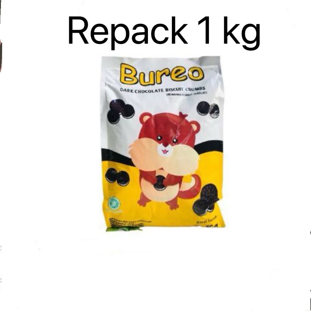 

Bureo Cookie Crumb / Remahan Biskuit Oreo Topping Halus Repack 1 kg