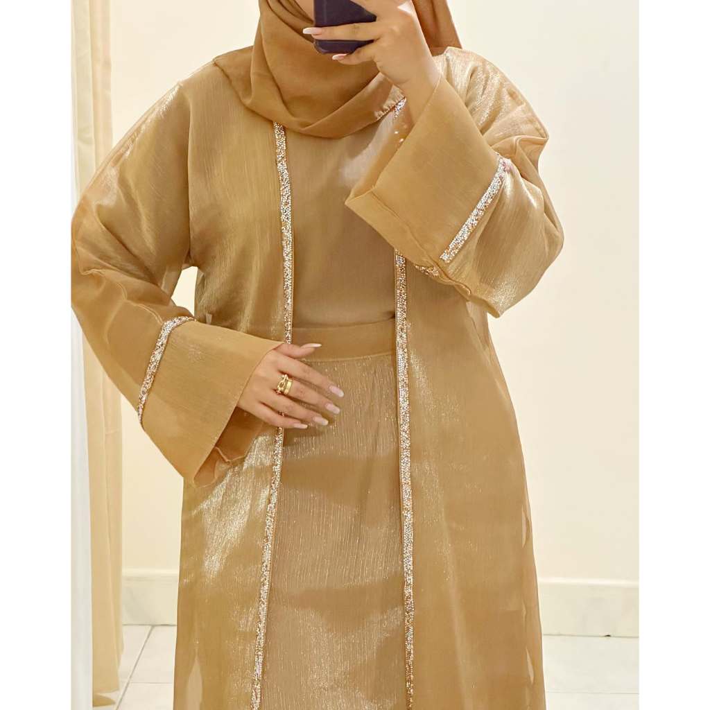 READY STOCK ABAYA DUBAI ORIGINAL IMPORT / GAMIS LEBARAN/ ABAYA MURAH