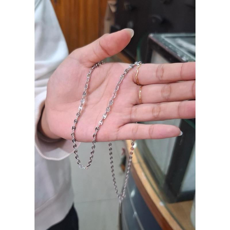 dp kalung emas putih cd12450