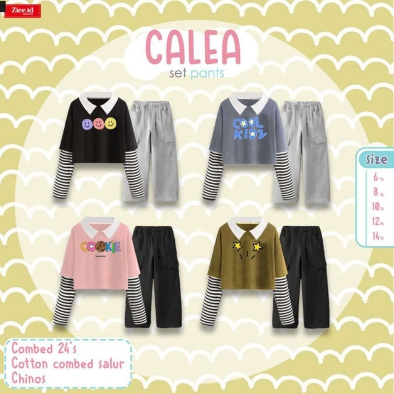[ CALEA SET ] By ZIEE setelan anak Casual perempuan baju anak santai anak cewek toko baju anak Samar