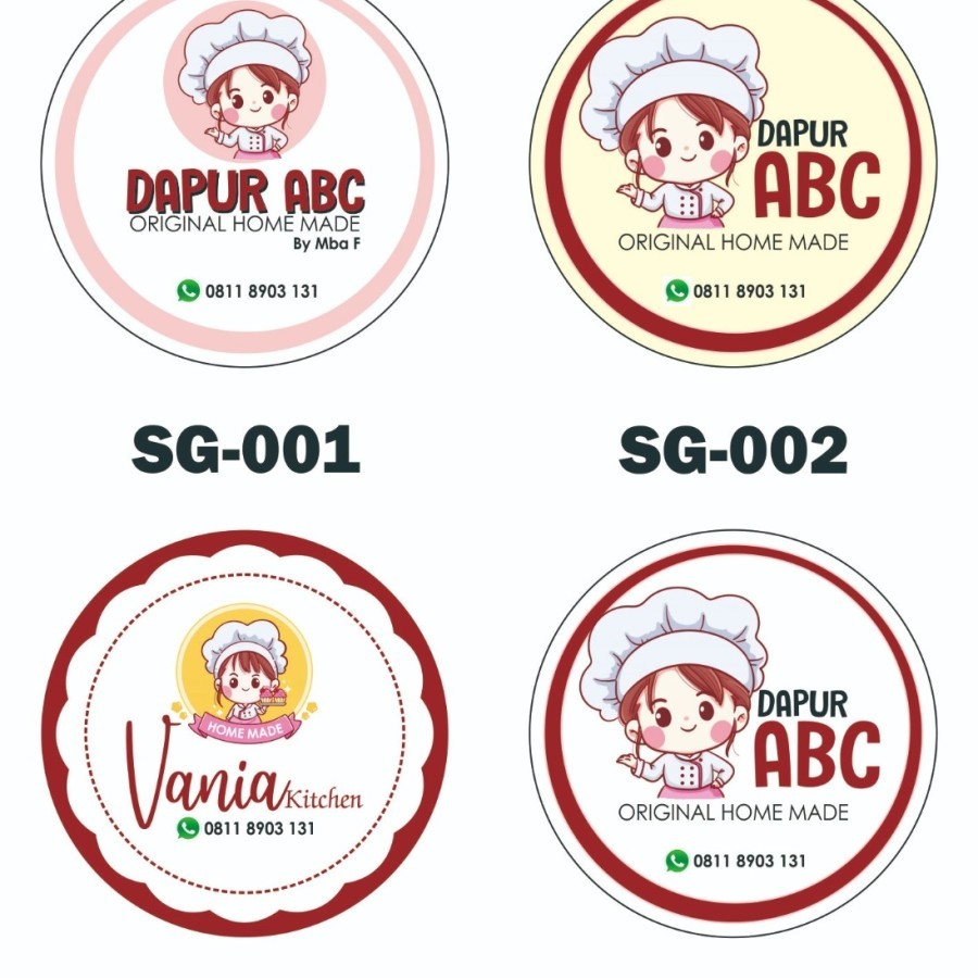 

Cetak stiker merk/ kemasan A3+ cutting