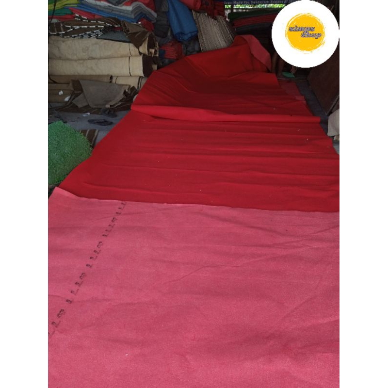 karpet merah cerah | karpet dekorasi | karpet lantai | karpet hajatan | karpet event