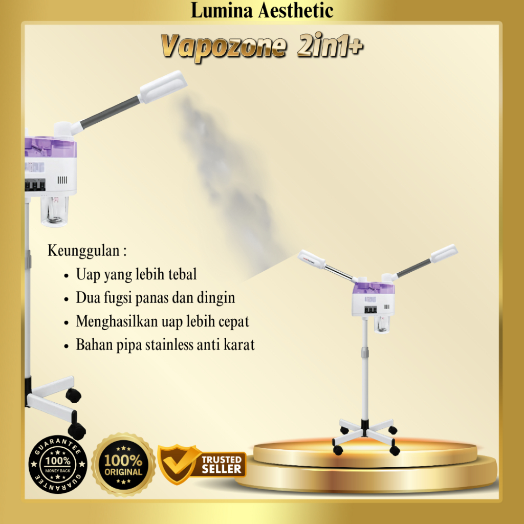 Vapozone Hot And Cold Steamer  Uap Wajah 2in1 Multifungsi panas dingin