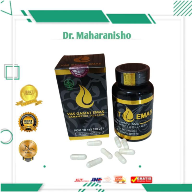 VAS GAMAT EMAS Collagen Original 100% BPOM resmi