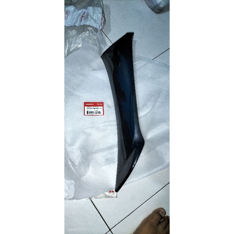 64440-KTM-850FMB cover shield leg kiri Supra x warna hitam