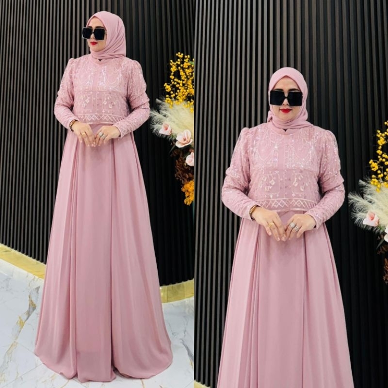 fitria dress set hijab