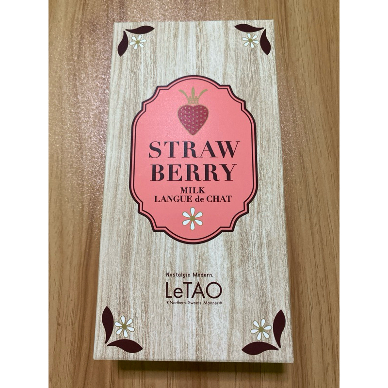 LeTAO Strawberry Milk Langue de Chat