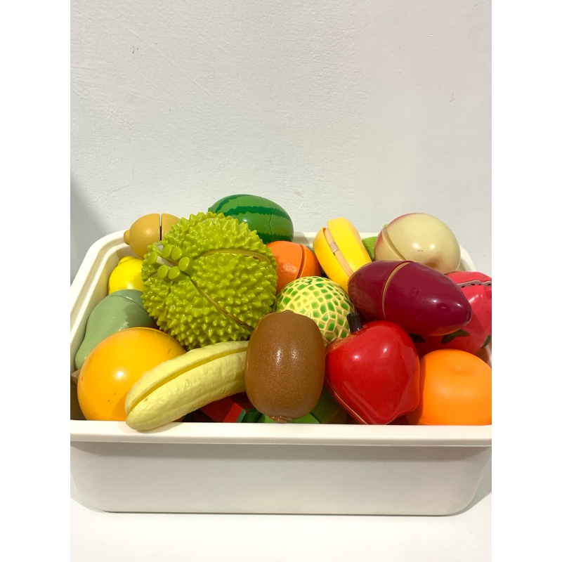 Mainan Buah Potong/Fruits Vegetables Cutting Toys [PRELOVED]