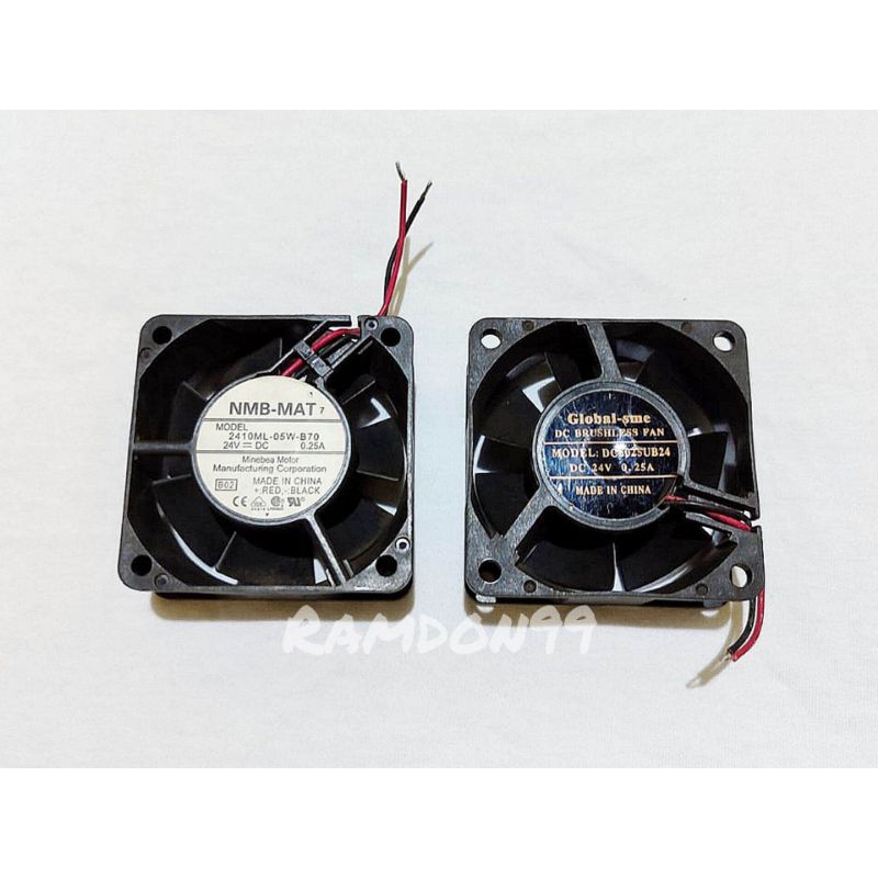 Kipas 6x6cm High Speed 12V-24V 0.25A Copotan