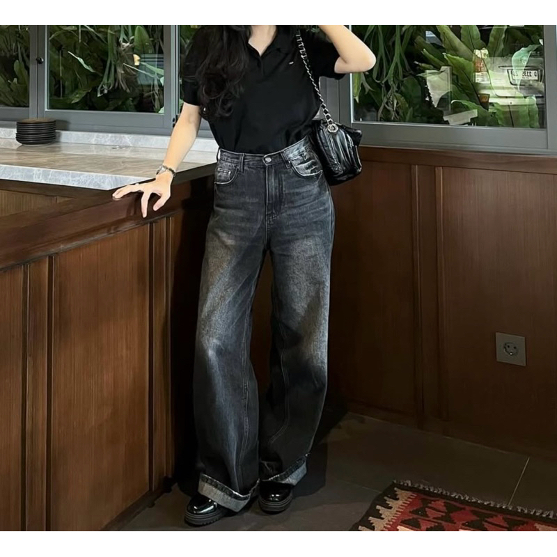 JEANS BANGKOK OVERSIZE JEANS KULOT (NEW BRAND BAVE)