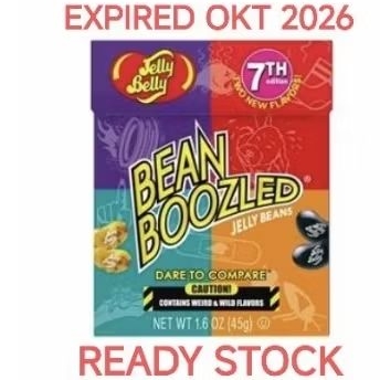 

Bean boozled refill box edisi 7th jelly belly/ permen rasa aneh