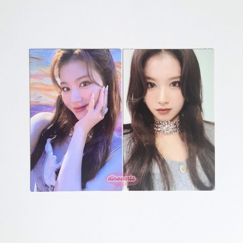 PHOTOCARD TWICE SANA EYES WIDE OPEN EWO JEANS ALBUM