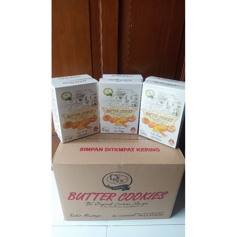 

Denex Butter Cookies 90 gram Karton/Dus MURAH