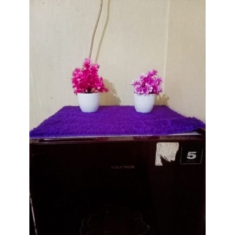 kulkas polos UK 50×100/taplak kulkas kain bulu rasfur Kurnia sindo