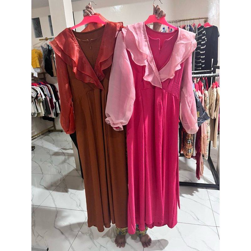 gamis organza