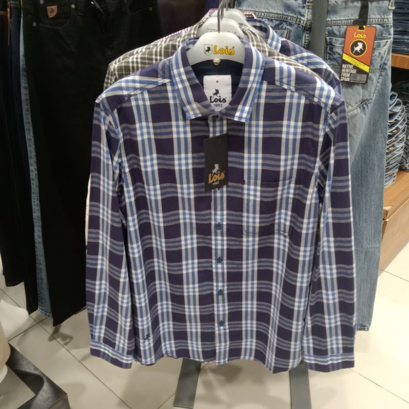 LOIS BAJU KEMEJA LENGAN PANJANG | KEMEJA KEREN | ORIGINAL