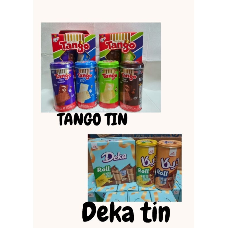 

Tango Tin/ Deka tin wafer kaleng 1box isi 2